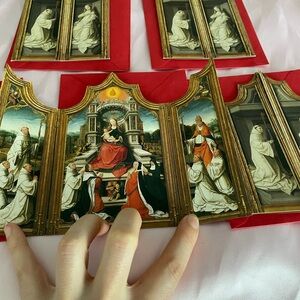 Christmas Greetings- The Le Cellier Altarpiece- The Met Museum of Art, Luxury